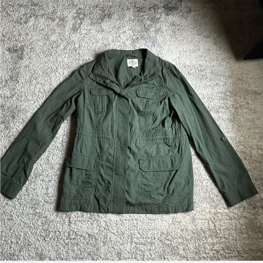 St. John's Bay Olive Military Field Jacket